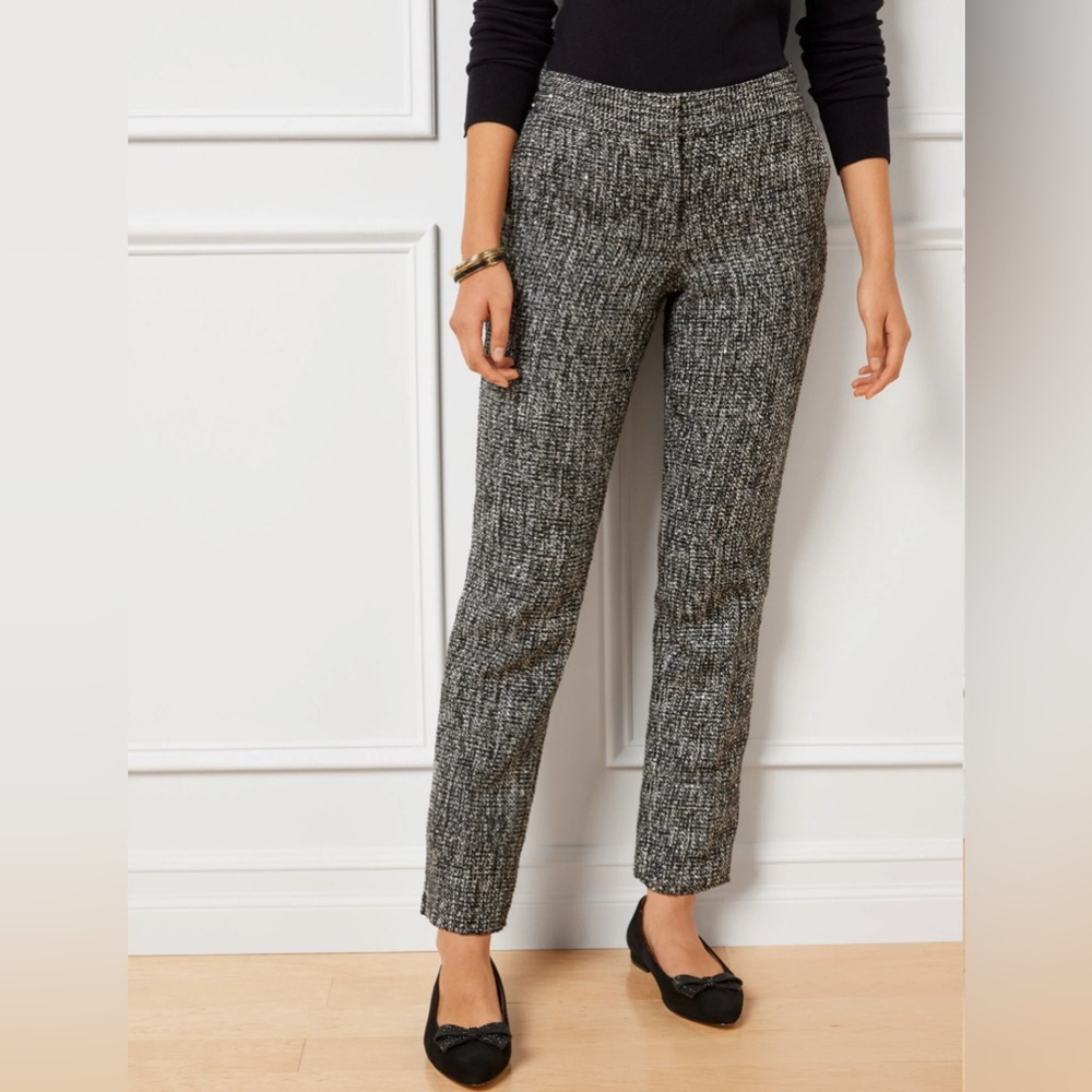 Tweed Ankle Pants Talbots Hampshire style Size 10